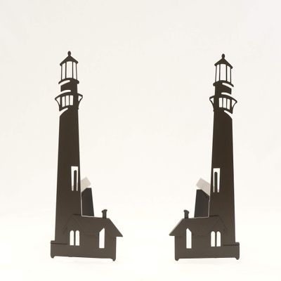 Design Specialties Fireplace Coastal Design Black Andiron