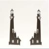Design Specialties Fireplace Coastal Design Black Andiron view 1
