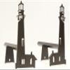 Design Specialties Fireplace Coastal Design Black Andiron view 2