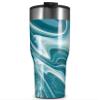 WraptorSkinz Skin Wrap compatible with 2017 and newer RTIC Tumblers 30oz Blue Marble (TUMBLER NOT INCLUDED) view 1