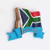 3D National Flag Style South Africa Fridge Magnet Travel Souvenir Gift Collection Home Kitchen Decoration Magnetic Sticker Refrigerator Magnet view 2