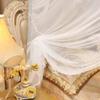 Yosoo123 Elegant Canopy Bed Curtains Luxury Princess Four Corner Post Bed Curtain Canopy Netting Net Bedding(120 * 200 * 200) view 2