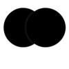 Silicone Microwave Mat, Baking Mat for Bottom of Oven, Black, 2 Pack view 1