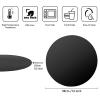 Silicone Microwave Mat, Baking Mat for Bottom of Oven, Black, 2 Pack view 2