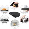 Silicone Microwave Mat, Baking Mat for Bottom of Oven, Black, 2 Pack view 4