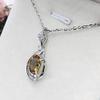 Bansriracha change nano diaspore leaf pendant necklace in genuine 925 sterling silver gemstone fine jewelry for women girls gift view 1