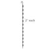 FixtureDisplays Metal Clip On Potato Chips Display Snack Bags Hanger Strip Hanger Merchandiser Display Rack with Clips Concession Home Theatre Pantry Organization 18459-SNL view 4