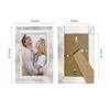 Alkerman 8x10 Picture Frames Rustic Distressed White Wood Pattern High Definition Glass for Table Top Display and Wall Mounting Photo FramePack of 2 view 2