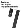 GameXcel 2 Pcs 12" Wreath Hanger for Front Door - Large Wreath Metal Hook for Christmas Wreath Over The Door Hanger - 2 Pcs Black view 3