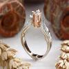 Bansriracha Wedding Crystal S925 Silver Color Rings Flower Shape Cubic Zircon Ring Fashion Bijoux for Women Bizuteria Amethyst Jewelry Gifts (6) view 2