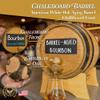 American Oak Barrel (2 liter) with Chalkboard Front - Charred Mini Keg for Aging Cocktails, Bourbon, Scotch, Whiskey, Gin, Hot Sauce - Home Bar Decor by Thousand Oaks Barrel Co. view 2