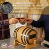 American Oak Barrel (2 liter) with Chalkboard Front - Charred Mini Keg for Aging Cocktails, Bourbon, Scotch, Whiskey, Gin, Hot Sauce - Home Bar Decor by Thousand Oaks Barrel Co. view 4