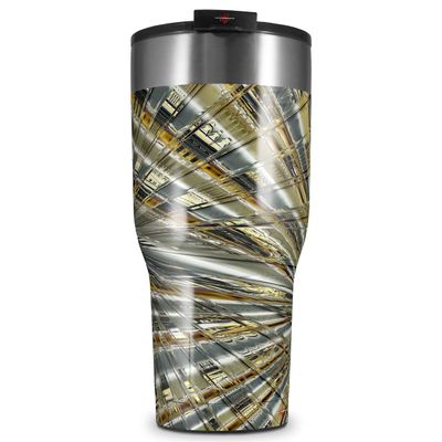 WraptorSkinz Skin Wrap compatible with 2017 and newer RTIC Tumblers 30oz Metal Sunset (TUMBLER NOT INCLUDED)