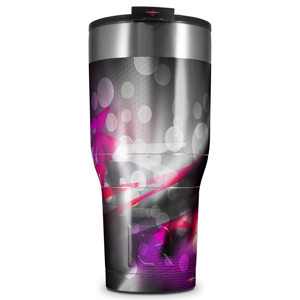 WraptorSkinz Skin Wrap compatible with 2017 and newer RTIC Tumblers 30oz ZaZa Pink (TUMBLER NOT INCLUDED)