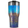WraptorSkinz Skin Wrap compatible with 2017 and newer RTIC Tumblers 30oz Dancing Lilies (TUMBLER NOT INCLUDED) view 1