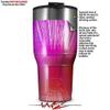 WraptorSkinz Skin Wrap compatible with 2017 and newer RTIC Tumblers 30oz Bent Light Pinkish (TUMBLER NOT INCLUDED) view 2