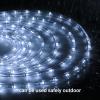 Buyagn 100Ft LED Rope Lights, 1080 LEDs Waterproof Rope Lights, 110V Cuttable Connectable Rope Lights Waterproof Decorative Lighting for Indoor/Outdoor, Halloween and Christmas Decorations(Cold White) view 2