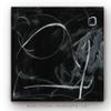 Renditions Gallery Canvas Wall Art for Home Decor Black & White Scribbles Abstract Paintings for Dining Living Room Kitchen Decorations - 40"x40" LT34 view 2