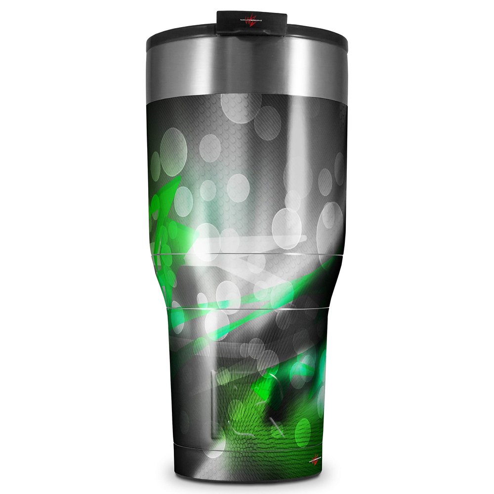 WraptorSkinz Skin Wrap compatible with 2017 and newer RTIC Tumblers 30oz ZaZa Green (TUMBLER NOT INCLUDED)