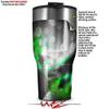 WraptorSkinz Skin Wrap compatible with 2017 and newer RTIC Tumblers 30oz ZaZa Green (TUMBLER NOT INCLUDED) view 2