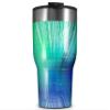 WraptorSkinz Skin Wrap compatible with 2017 and newer RTIC Tumblers 30oz Bent Light Seafoam Greenish (TUMBLER NOT INCLUDED) view 1