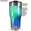 WraptorSkinz Skin Wrap compatible with 2017 and newer RTIC Tumblers 30oz Bent Light Seafoam Greenish (TUMBLER NOT INCLUDED) view 2