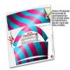 WraptorSkinz Skin Wrap compatible with 2017 and newer RTIC Tumblers 30oz Two Tone Waves Neon Teal Hot Pink (TUMBLER NOT INCLUDED) view 4
