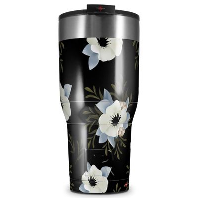 WraptorSkinz Skin Wrap compatible with 2017 and newer RTIC Tumblers 30oz Poppy Dark (TUMBLER NOT INCLUDED)
