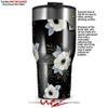 WraptorSkinz Skin Wrap compatible with 2017 and newer RTIC Tumblers 30oz Poppy Dark (TUMBLER NOT INCLUDED) view 2
