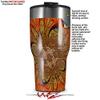WraptorSkinz Skin Wrap compatible with 2017 and newer RTIC Tumblers 30oz Flower Stone (TUMBLER NOT INCLUDED) view 2