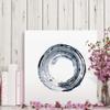 Renditions Gallery Abstract Paintings for Home Decor Black & White E Encircled Canvas Prints for Bedroom Dining Office Kitchen Walls - 40"x40" LT34 view 4