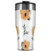 WraptorSkinz Skin Wrap compatible with 2017 and newer RTIC Tumblers 30oz Poppy Orange (TUMBLER NOT INCLUDED) view 1