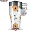 WraptorSkinz Skin Wrap compatible with 2017 and newer RTIC Tumblers 30oz Poppy Orange (TUMBLER NOT INCLUDED) view 2