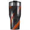 WraptorSkinz Skin Wrap compatible with 2017 and newer RTIC Tumblers 30oz Jagged Camo Burnt Orange (TUMBLER NOT INCLUDED) view 1