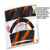 WraptorSkinz Skin Wrap compatible with 2017 and newer RTIC Tumblers 30oz Jagged Camo Burnt Orange (TUMBLER NOT INCLUDED) view 4