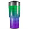 WraptorSkinz Skin Wrap compatible with 2017 and newer RTIC Tumblers 30oz Faded Dots Purple Green (TUMBLER NOT INCLUDED) view 1