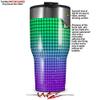WraptorSkinz Skin Wrap compatible with 2017 and newer RTIC Tumblers 30oz Faded Dots Purple Green (TUMBLER NOT INCLUDED) view 2