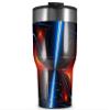 WraptorSkinz Skin Wrap compatible with 2017 and newer RTIC Tumblers 30oz Quasar Fire (TUMBLER NOT INCLUDED) view 1