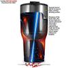 WraptorSkinz Skin Wrap compatible with 2017 and newer RTIC Tumblers 30oz Quasar Fire (TUMBLER NOT INCLUDED) view 2