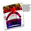 WraptorSkinz Skin Wrap compatible with 2017 and newer RTIC Tumblers 30oz Liquid Metal Chrome Flame Hot (TUMBLER NOT INCLUDED) view 4
