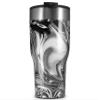 WraptorSkinz Skin Wrap compatible with 2017 and newer RTIC Tumblers 30oz Liquid Metal Chrome (TUMBLER NOT INCLUDED) view 1