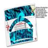 WraptorSkinz Skin Wrap compatible with 2017 and newer RTIC Tumblers 30oz Liquid Metal Chrome Neon Blue (TUMBLER NOT INCLUDED) view 4