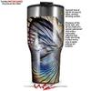WraptorSkinz Skin Wrap compatible with 2017 and newer RTIC Tumblers 30oz Spades (TUMBLER NOT INCLUDED) view 2