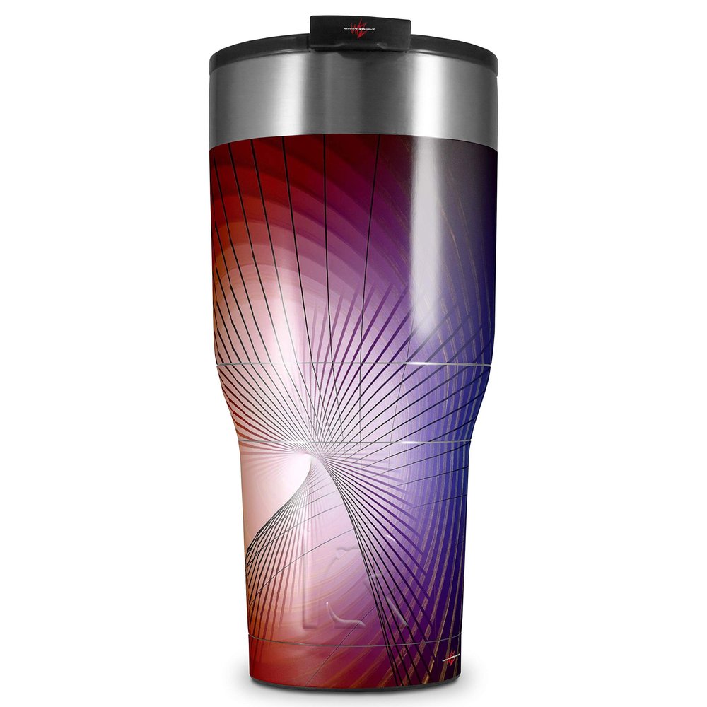 WraptorSkinz Skin Wrap compatible with 2017 and newer RTIC Tumblers 30oz Spiny Fan (TUMBLER NOT INCLUDED)