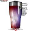 WraptorSkinz Skin Wrap compatible with 2017 and newer RTIC Tumblers 30oz Spiny Fan (TUMBLER NOT INCLUDED) view 2