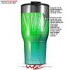 WraptorSkinz Skin Wrap compatible with 2017 and newer RTIC Tumblers 30oz Bent Light Greenish (TUMBLER NOT INCLUDED) view 2