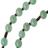 Sine Cera Green Jade/Jujube Wood 5 Decade Catholic Rosary, Laser Engraved Crucifix/Double-Sided Centerpiece, Smooth 8mm Beads view 4