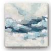 Renditions Gallery Canvas Modern Artwork for Home Decor White & Blue Ocean Waves Nature Abstract Paintings for Living Room Office Kitchen Walls - 40"x40" LT34 view 2