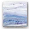 Renditions Gallery Canvas Nature Wall Hanging Art White & Blue Ocean Current Tides Abstract Paintings & Prints for Dining Living Room Kitchen Decorations - 40"x40" LT34 view 2