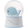 Precious Moments Mightier Than The Waves Brahms' Lullaby Whale Musical Resin/Glass Snow Globe, Blue view 3